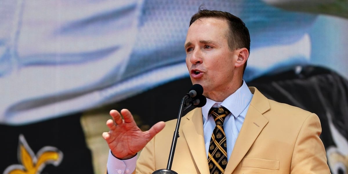 Who Dat Nation carries Drew Brees Hall of Fame celebration back to Saints camp